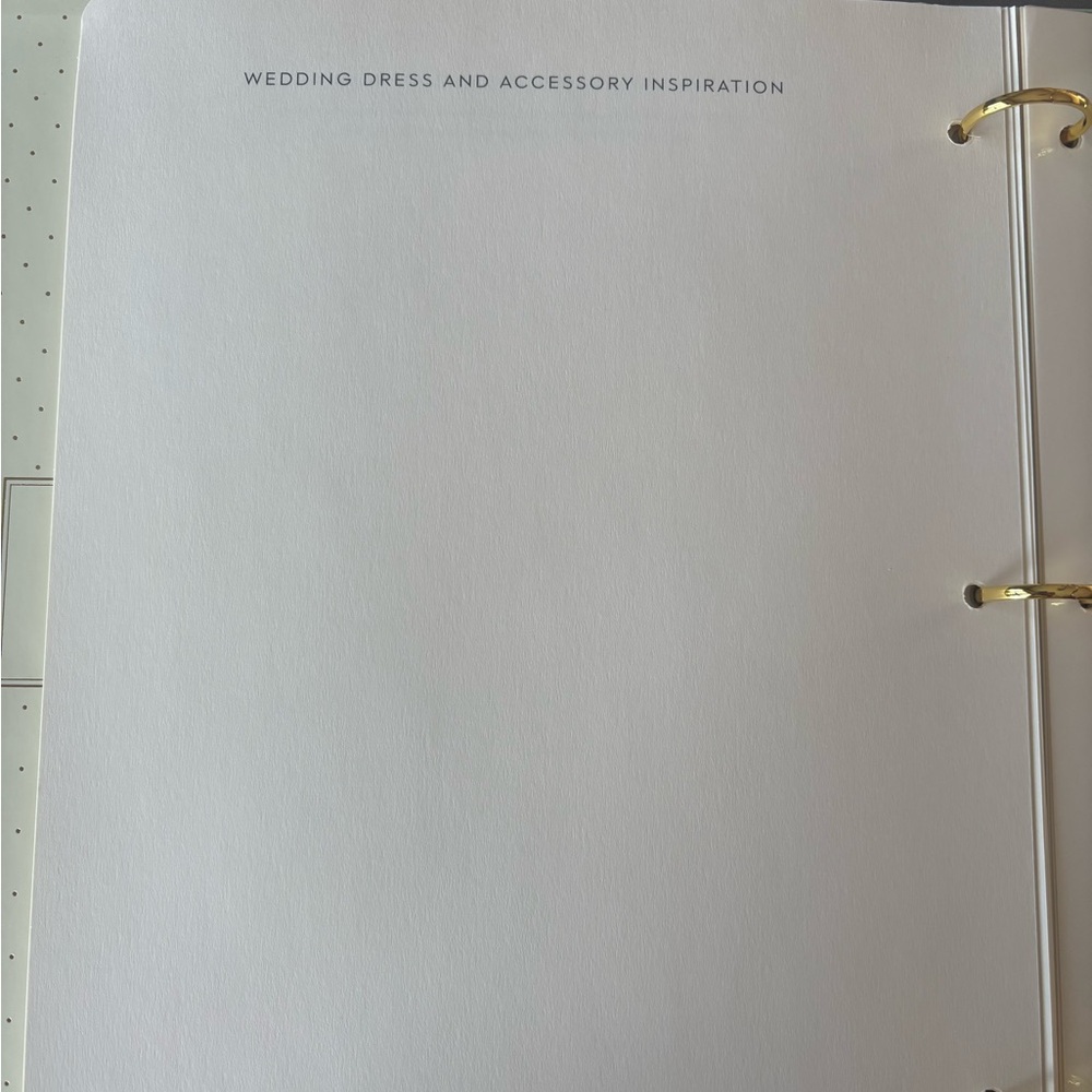 Kate Spade ♠️ wedding planner notebook - Picture 12 of 15